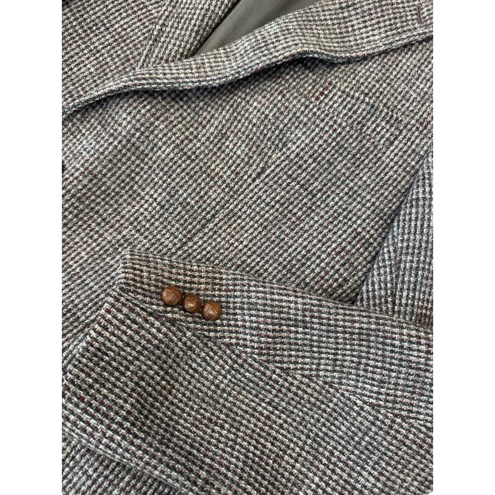 Vintage Dorman Winthrop Blazer Mens Lined Jacket Handwoven 100%‎ Pure Wool